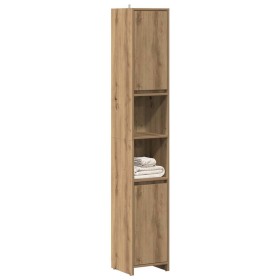 Armario de baño madera ingeniería roble artisan 30x30x183,5 cm de , Muebles de baño - Ref: Foro24-856065, Precio: 86,73 €, De...