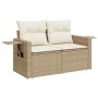 Set sofás jardín y cojines 9 pzas ratán sintético acacia beige | Foro24|Onlineshop| Casa, Jardín y Más Foro24.es