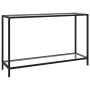 Transparent tempered glass console table 120x35x75 cm by vidaXL, Side tables - Ref: Foro24-322839, Price: 73,02 €, Discount: %