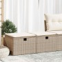 Set sofás jardín y cojines 2 pzas ratán sintético acacia beige | Foro24|Onlineshop| Casa, Jardín y Más Foro24.es