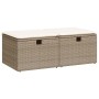 Set sofás jardín y cojines 2 pzas ratán sintético acacia beige | Foro24|Onlineshop| Casa, Jardín y Más Foro24.es