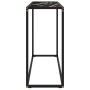 Mesa consola vidrio templado negro 100x35x75 cm de vidaXL, Mesas auxiliares - Ref: Foro24-322814, Precio: 63,83 €, Descuento: %