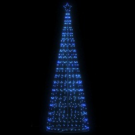 Árbol de Navidad cono de luz 550 LEDs azul 304 cm de , Arboles de navidad - Ref: Foro24-4016454, Precio: 75,06 €, Descuento: %