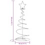 Árbol de Navidad cono de luz 80 LEDs blanco cálido 120 cm von , Weihnachtsbeleuchtung - Ref: Foro24-4019497, Preis: 52,07 €, ...