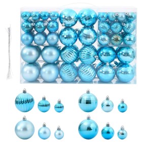 Bolas de Navidad 100 unidades turquesa Ø3/4/6 cm von , Festliche Dekorationen - Ref: Foro24-4100010, Preis: 23,79 €, Rabatt: %