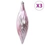 Bolas de Navidad 98 unidades rosa Ø3/4/6 cm de , Adornos festivos - Ref: Foro24-4100012, Precio: 24,42 €, Descuento: %