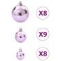 Bolas de Navidad 100 unidades rosa Ø3/4/6 cm von , Festliche Dekorationen - Ref: Foro24-4100006, Preis: 23,79 €, Rabatt: %