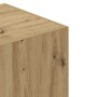 Armario de madera de ingeniería roble artesanal 80x52x180 cm de , Armarios roperos - Ref: Foro24-855887, Precio: 221,83 €, De...