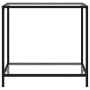 Transparent tempered glass console table 80x35x75 cm by vidaXL, Side tables - Ref: Foro24-322831, Price: 61,38 €, Discount: %