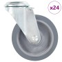 Ruedas giratorias con agujero pasador 24 unidades 100 mm | Foro24|Onlineshop| Casa, Jardín y Más Foro24.es