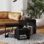 Mesas apilables 3 piezas madera contrachapada negro by , Side tables - Ref: Foro24-808577, Price: 47,88 €, Discount: %