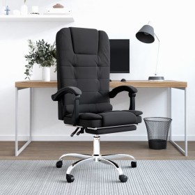 Silla de oficina reclinable con masaje terciopelo