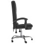 Silla de oficina reclinable con masaje terciopelo negro | Foro24|Onlineshop| Casa, Jardín y Más Foro24.es