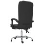 Silla de oficina reclinable con masaje terciopelo negro | Foro24|Onlineshop| Casa, Jardín y Más Foro24.es