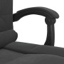 Silla de oficina reclinable con masaje terciopelo negro | Foro24|Onlineshop| Casa, Jardín y Más Foro24.es