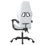 Silla gaming giratoria reposapiés cuero sintético blanco negro von , Gaming-Stühle - Ref: Foro24-349541, Preis: 128,11 €, Rab...