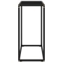 Mesa consola vidrio templado negro 60x35x75 cm de vidaXL, Mesas auxiliares - Ref: Foro24-322804, Precio: 50,41 €, Descuento: %