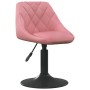 Sillas de comedor giratorias 4 unidades de terciopelo rosa de , Sillas de comedor - Ref: Foro24-3088796, Precio: 222,25 €, De...