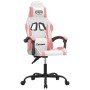 Gaming-Stuhl aus weißem und rosafarbenem Kunstleder von , Gaming-Stühle - Ref: Foro24-3143875, Preis: 117,99 €, Rabatt: %