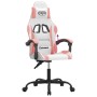 Gaming-Stuhl aus weißem und rosafarbenem Kunstleder von , Gaming-Stühle - Ref: Foro24-3143875, Preis: 117,99 €, Rabatt: %