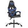 Silla gaming cuero sintético negro y azul | Foro24|Onlineshop| Casa, Jardín y Más Foro24.es