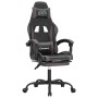 Silla gaming con reposapiés cuero sintético negro gris von , Gaming-Stühle - Ref: Foro24-3143882, Preis: 127,03 €, Rabatt: %