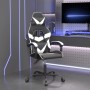 Silla gaming giratoria cuero sintético negro y blanco | Foro24|Onlineshop| Casa, Jardín y Más Foro24.es