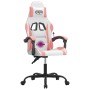 Silla gaming giratoria cuero sintético blanco y rosa de , Sillones para videojuegos - Ref: Foro24-349576, Precio: 117,99 €, D...