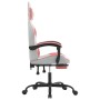 Silla gaming giratoria y reposapiés cuero sintético blanco rosa von , Gaming-Stühle - Ref: Foro24-349588, Preis: 127,88 €, Ra...