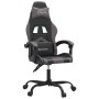 Silla gaming giratoria cuero sintético negro y gris de , Sillones para videojuegos - Ref: Foro24-349595, Precio: 117,94 €, De...