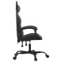 Silla gaming giratoria cuero sintético negro y gris de , Sillones para videojuegos - Ref: Foro24-349595, Precio: 117,94 €, De...