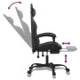 Silla gaming giratoria y reposapiés cuero sintético negro de , Sillones para videojuegos - Ref: Foro24-349611, Precio: 128,28...