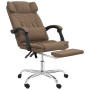 Silla de oficina reclinable con masaje de tela marrón de , Sillas de oficina - Ref: Foro24-349740, Precio: 110,82 €, Descuent...