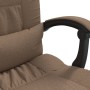 Silla de oficina reclinable con masaje de tela marrón de , Sillas de oficina - Ref: Foro24-349740, Precio: 110,82 €, Descuent...