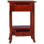 Mesa consola clásica de madera maciza caoba marrón 50x30x75 cm de , Mesas auxiliares - Ref: Foro24-288877, Precio: 115,62 €, ...