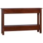 Mesa consola clásica de madera maciza caoba marrón 120x30x75cm by , Side tables - Ref: Foro24-288880, Price: 216,00 €, Discou...