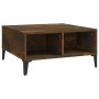 Mesa de centro madera de ingeniería roble ahumado 60x60x30 cm by , Coffee table - Ref: Foro24-813167, Price: 46,45 €, Discoun...