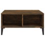 Mesa de centro madera de ingeniería roble ahumado 60x60x30 cm by , Coffee table - Ref: Foro24-813167, Price: 46,45 €, Discoun...