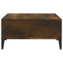 Mesa de centro madera de ingeniería roble ahumado 60x60x30 cm by , Coffee table - Ref: Foro24-813167, Price: 46,45 €, Discoun...