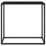 Konsolentisch aus schwarzem gehärtetem Glas 80x35x75 cm von vidaXL, Seitentische - Ref: Foro24-322808, Preis: 57,73 €, Rabatt: %