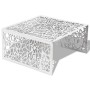 Mesa de centro con diseño geométrico calado aluminio plateado von , Couchtisch - Ref: Foro24-242328, Preis: 288,32 €, Rabatt: %