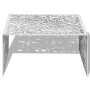 Mesa de centro con diseño geométrico calado aluminio plateado von , Couchtisch - Ref: Foro24-242328, Preis: 288,32 €, Rabatt: %