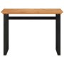 Escritorio de madera maciza de teca 100x45x75 cm by , Desks - Ref: Foro24-325279, Price: 101,83 €, Discount: %