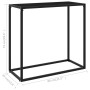 Konsolentisch aus schwarzem gehärtetem Glas 80x35x75 cm von vidaXL, Seitentische - Ref: Foro24-322808, Preis: 57,73 €, Rabatt: %