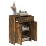 Armario baño madera contrachapada roble ahumado 60x33x80 cm by , Bathroom furniture - Ref: Foro24-815663, Price: 66,15 €, Dis...