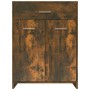 Armario baño madera contrachapada roble ahumado 60x33x80 cm by , Bathroom furniture - Ref: Foro24-815663, Price: 66,15 €, Dis...