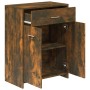 Armario baño madera contrachapada roble ahumado 60x33x80 cm by , Bathroom furniture - Ref: Foro24-815663, Price: 66,15 €, Dis...