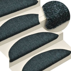 Alfombrilla autoadhesiva de escalera 5 uds 56x17x3 cm verde by , Stair mats - Ref: Foro24-149696, Price: 19,69 €, Discount: %