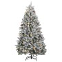 Árbol de Navidad artificial con bisagras 300 LED y bolas 210 cm von , Weihnachtsbäume - Ref: Foro24-3210139, Preis: 175,30 €,...