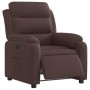 Sillón reclinable eléctrico tela marrón oscuro de , Sillones - Ref: Foro24-3204961, Precio: 268,52 €, Descuento: %